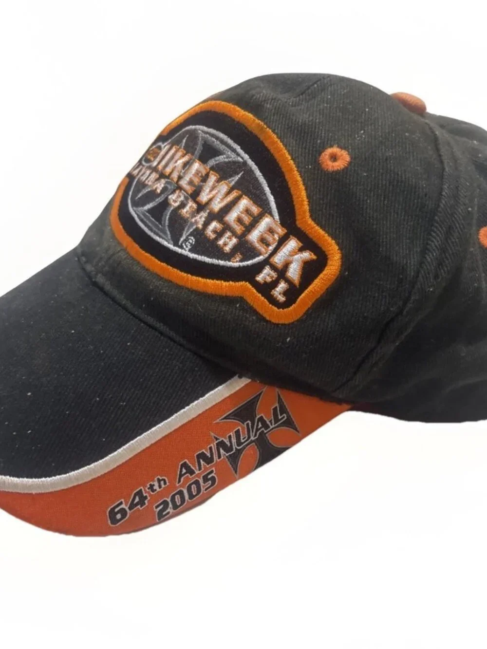 64th Annual Bike Week 2005 Daytona Beach, FL Adjustable Hat Vintage Embroidered